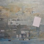 Réalisation en cours – Toile pour le film “La moutonnière” 2016