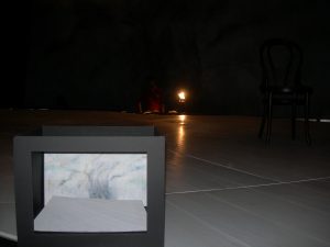 Décor pour un spectacle de Carole Thibaut, Compagnie Sambre, “Faut-il laisser les vieux pères…” TEP 2007